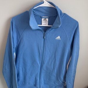 Adidas Light Blue Fleece Jacket
